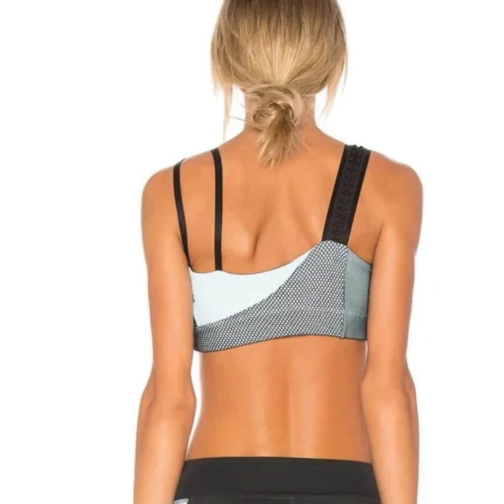 New Lukka Lux Chamber Sports Asymmetrical Niche Mid Impact Sports Bra NWT Small - Picture 4 of 15